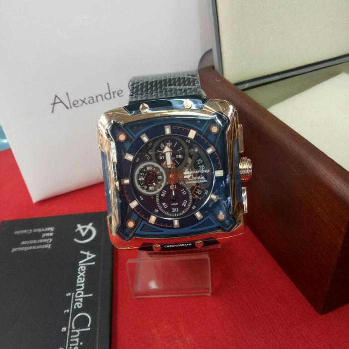 Jam Tangan Analog Pria Alexandre Christie Ac 3039 MC Stainless Steel