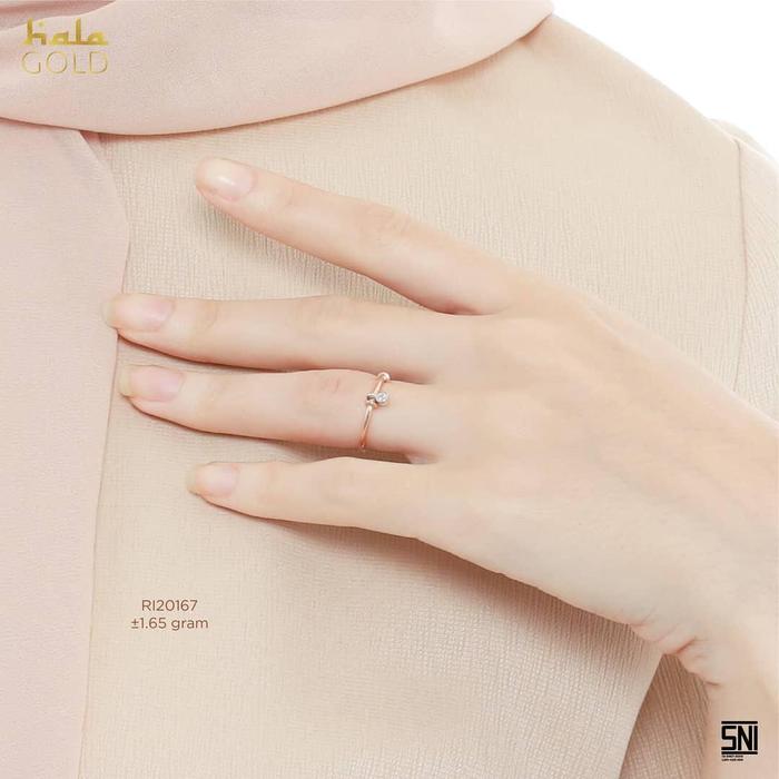 Cincin Hala Gold Teduh Series RI20167