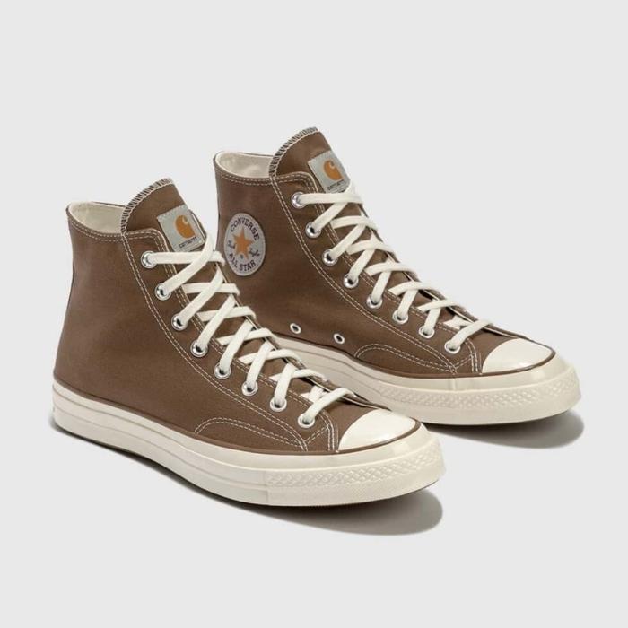 CONVERSE X CARHARTT CHUCK 70S HIGH BROWN EGRET