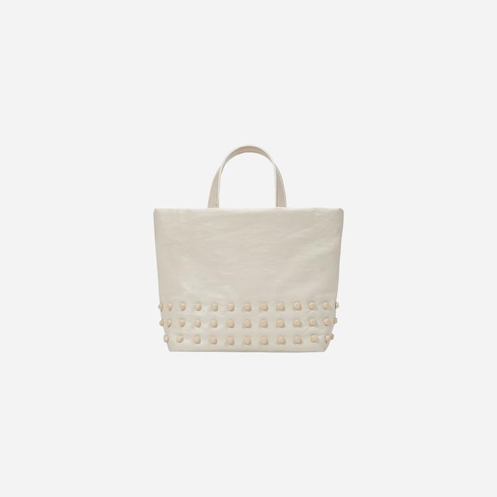 Kwani Stud Tote Bag Cream Small