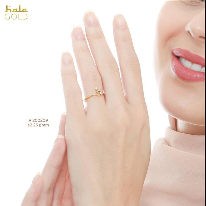 Cincin Hala Gold Teduh Series RI20020