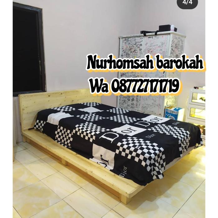dipan kayu jati belanda/kasur/dipan minimalis