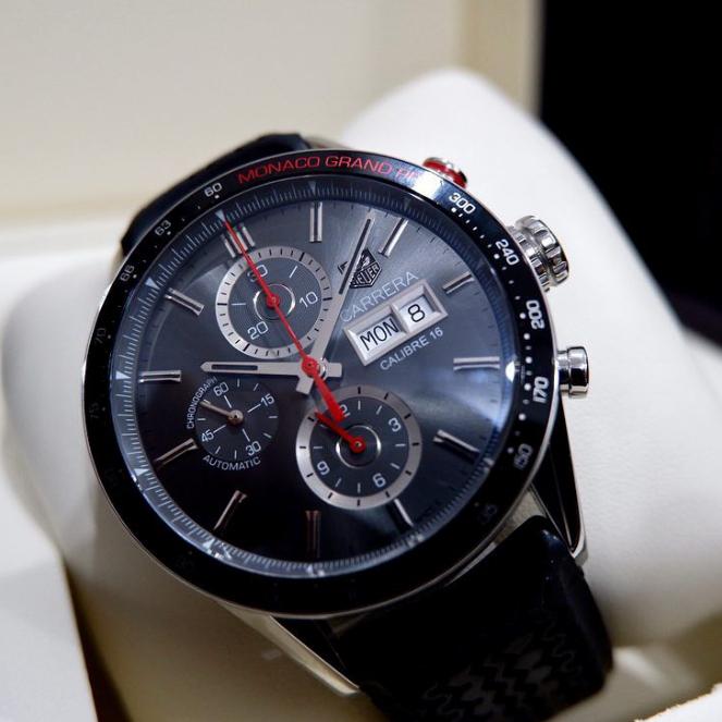 tag heuer carrera day date cal 16 monaco grand prix