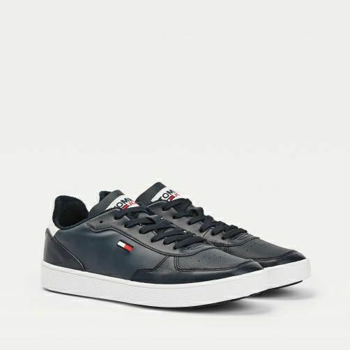 SEPATU SNEAKERS PRIA TOMMY HILFIGER NAVY ORIGINAL
