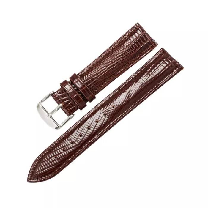 TALI JAM TANGAN CEWE 18MM 20MM GUEES FOSSIL ALBA CASIO - glosy leather