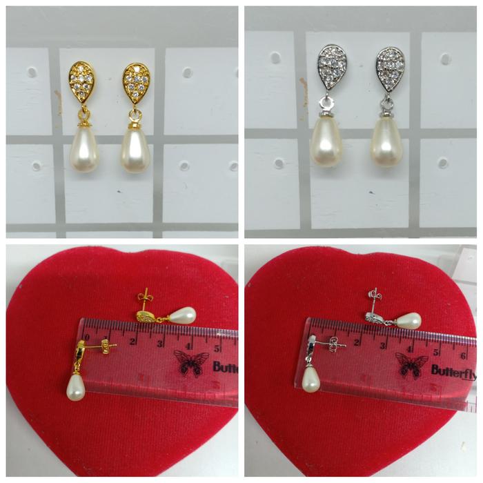 giwang Asli Xuping lapis emas 24k gw18