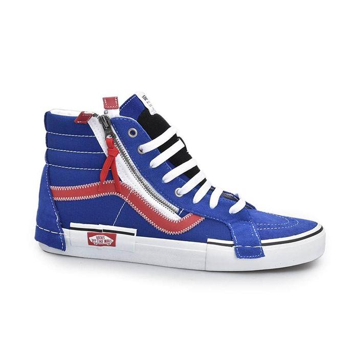 Vans SK8 Hi Reissue CAP Cut and Paste Surf Zipper The Web Racing Red