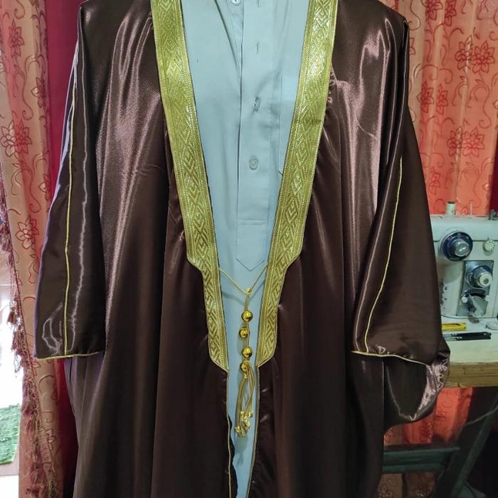 beli jubah bisth luaran habib pengantin india Arab pria
