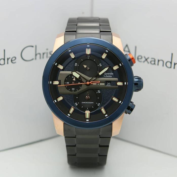 ALEXANDRE CHRISTIE PRIA AC 6559 BLUE ROSEGOLD ORIGINAL/JAM ALEXANDER