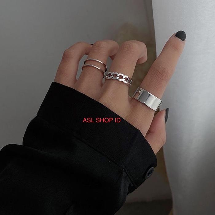 Cincin Set Pria Wanita Korea wanita | pria | unisex