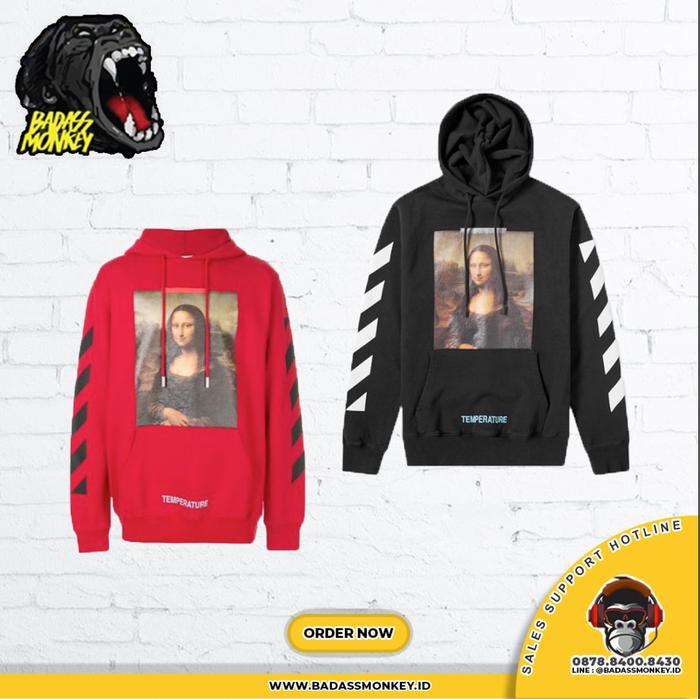 OFF WHITE DIAG MONALISA HOODIE