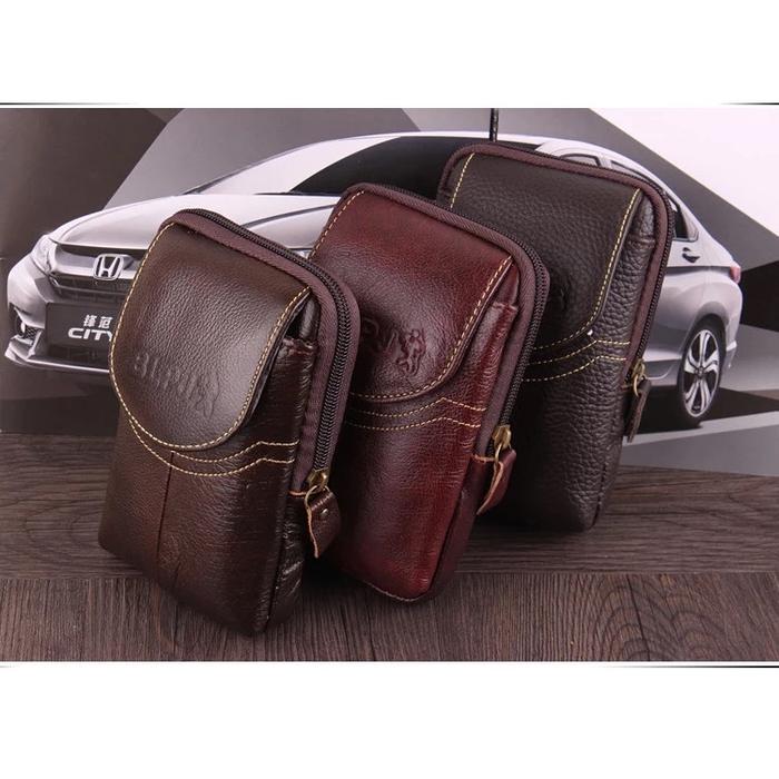 SARUNG HP PINGGANG KULIT TEMPAT HP KULIT PINGGANG DOMPET HP