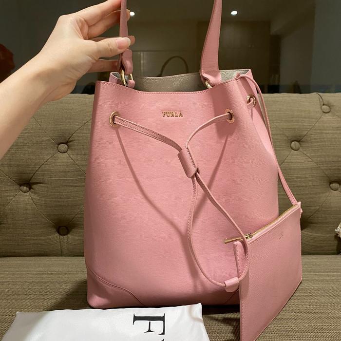 Furla Stacy L Bucket Bag Preloved