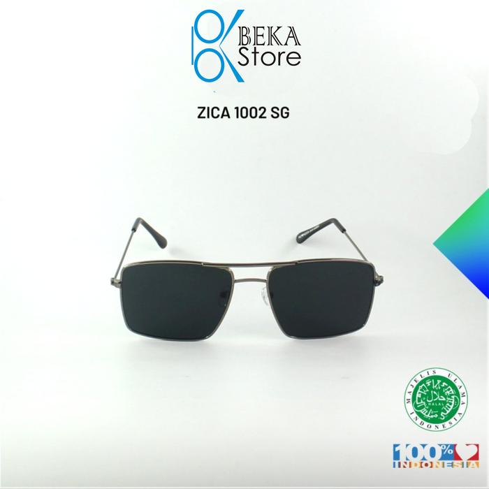 Sunglasses Flat Lens Kotak Korea HALAL Pria ZICA 1002 SG