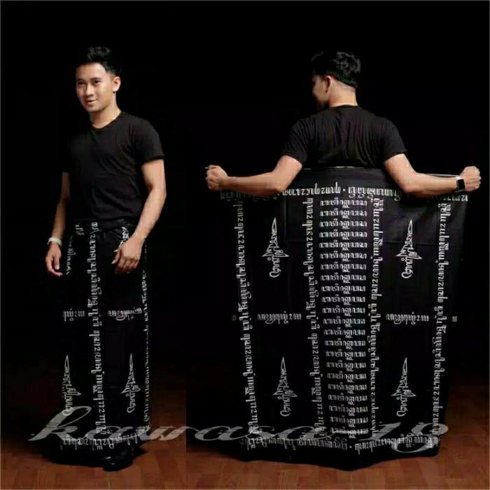 SARUNG KERIS AKSARA / SARUNG WAYANG / SARUNG AKSARA JAWA/ SARUNG BATIK