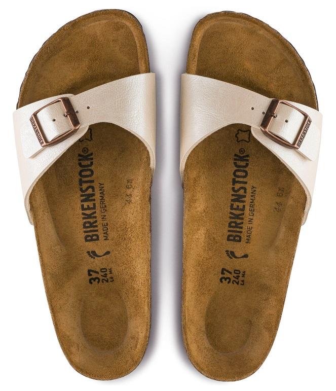 Sandal Birkenstock Madrid Pearl White