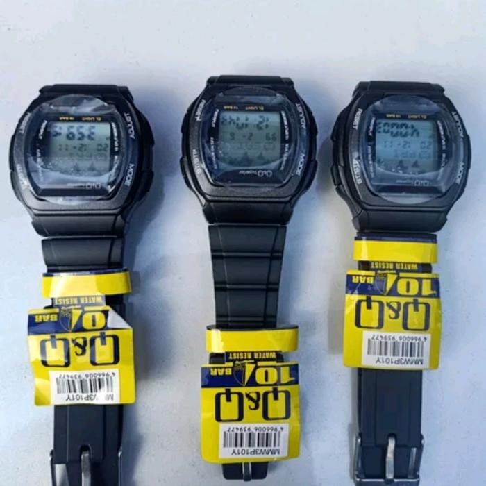Jam Tangan Q&Q QnQ QQ Data Bank MMW3 Digital Original