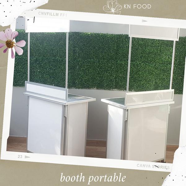 Booth Portable Murah Meriah-Booth Knock Down-Event Desk