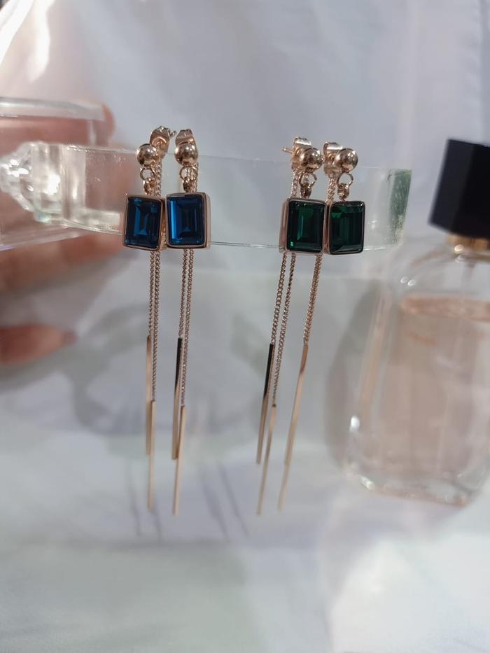 Anting panjang/anting titanium/anting titanium impor anti karat