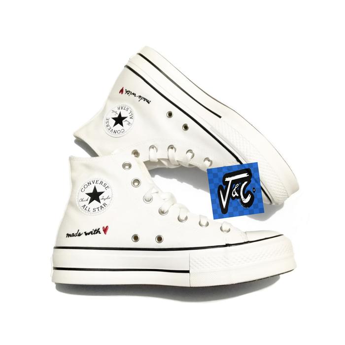 Converse Chuck Taylor All Star Platform Lift Made With Love Thread Hi