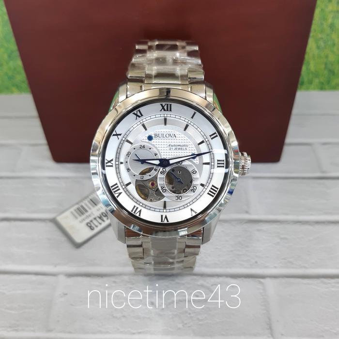 jam tangan pria BULOVA 96A118 Automatic original