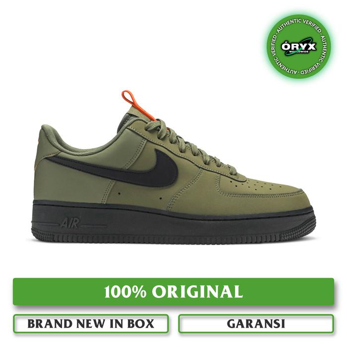 Nike Air Force 1 Low Medium Olive / Black / Starfish