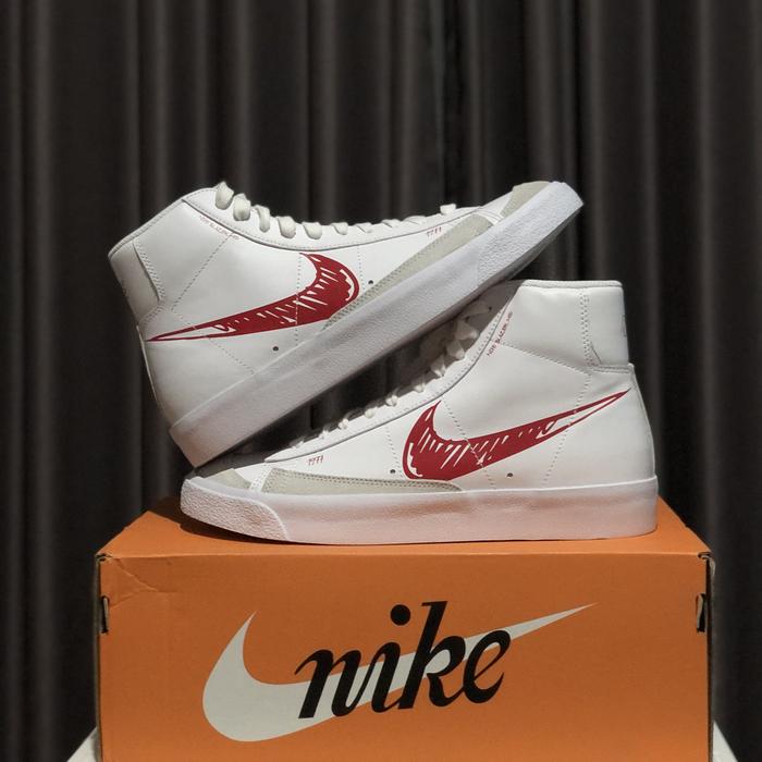 Nike Blazer Mid 77 Vintage Red Sketch