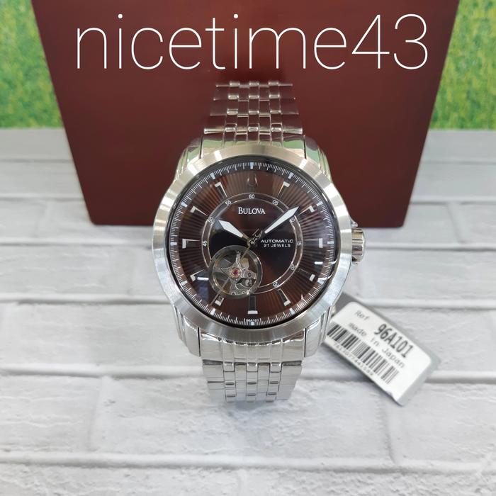 jam tangan pria BULOVA 96A101 original automatic