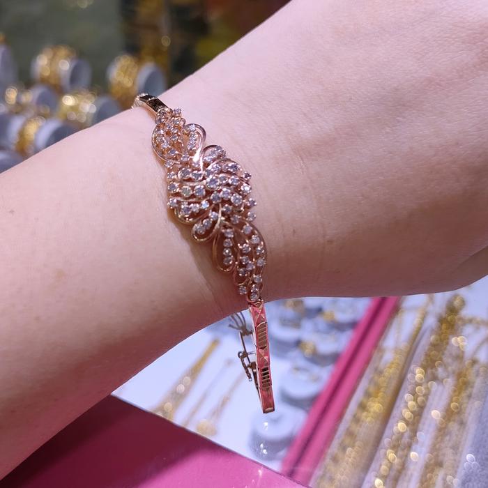 gelang rante berlian medan asli