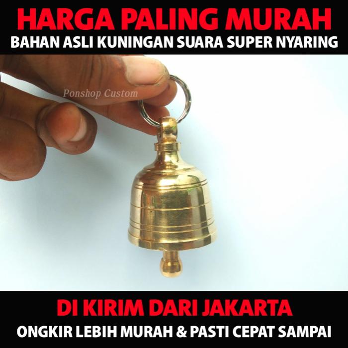lonceng kuningan model baru suara super nyaring - lonceng kuningan