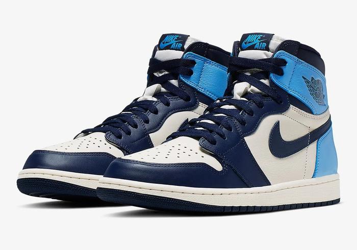PO AJ 1 Retro High OG "Obsidian University Blue"
