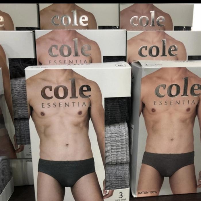 COLE Underwear Men - Celana dalam pria isi 3 - COLE ESSENTIAL BRIEFS