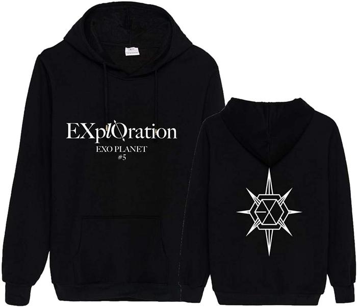 JAKET SWEATER HOODIE KPOP EXO EXPLORATION EXOPLANET SEHUN DO CHANYEOL