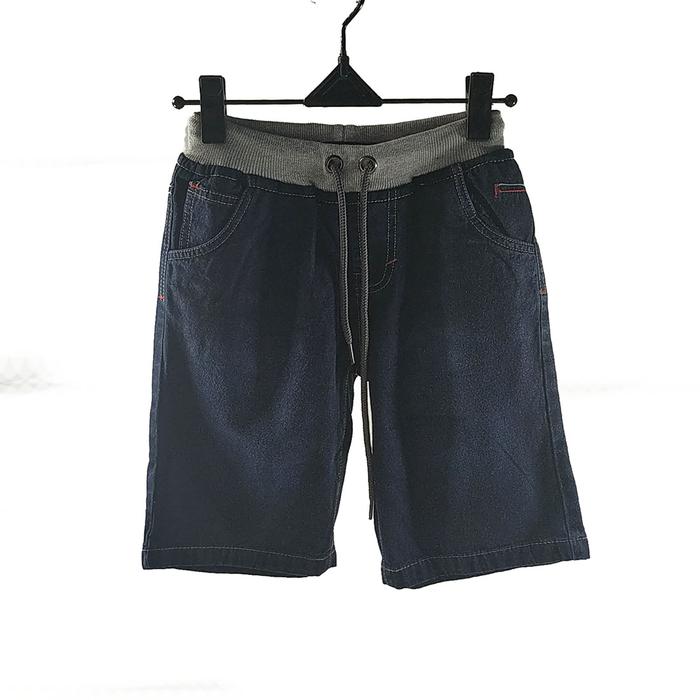 Celana jeans anak laki laki D Nevada biru 7-16 tahun pendek cowok deni