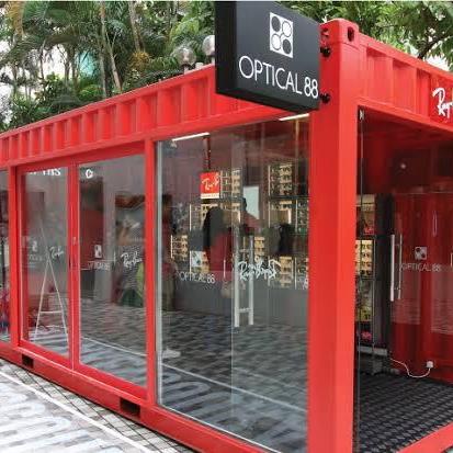 booth kontainer kedai/booth cafe/booth custom design #226