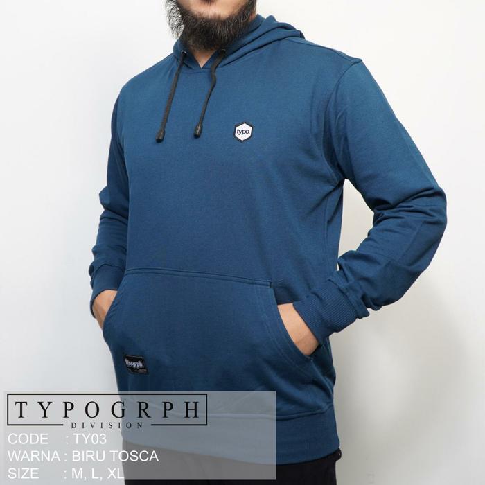 JAKET ZIPPER HOODIE TYPOGRPH