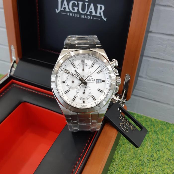 jam tangan pria original jaguar j665/white swiss made