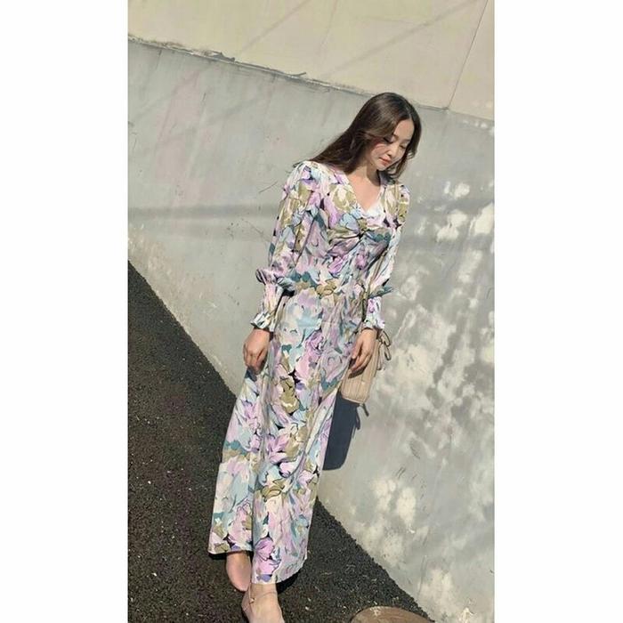 NEXI FLORAL VINTAGE DRESS WANITA