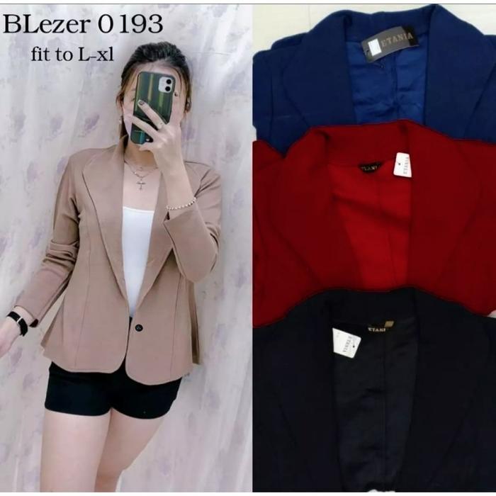 BLAZER ARETA / Blazer Wanita Polos Terkini