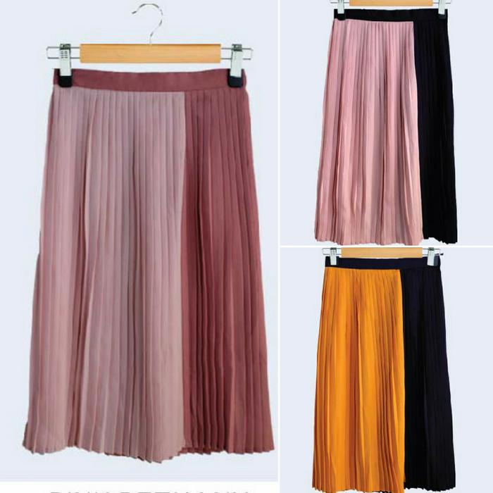 Rok Plisket Cottonink Pink