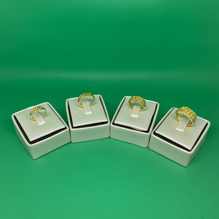 Cincin Rantai Emas 24 karat Handmade