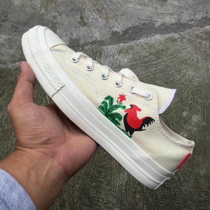 NOBRANDS AYAM LOW CREAM KREM KRIM NO BRANDS SNEAKERS CORONA JANCOK