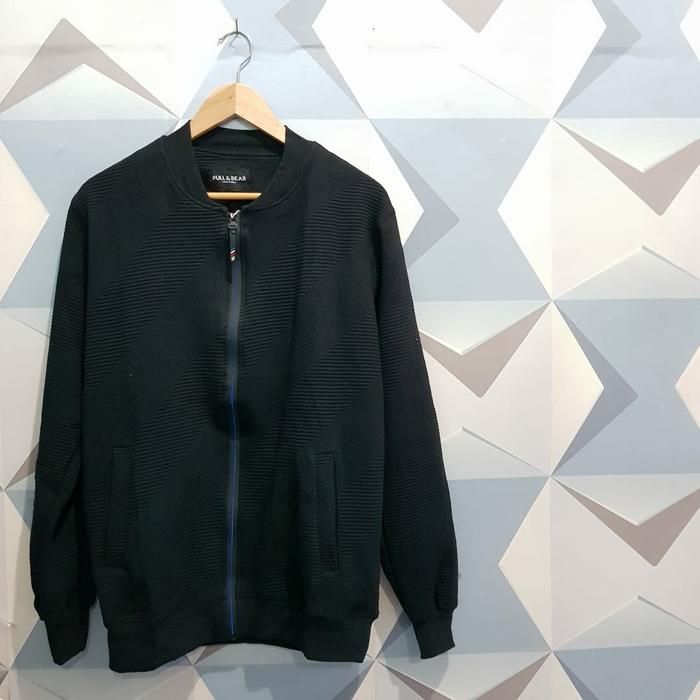jaket bomber pull and bear BM ori polos