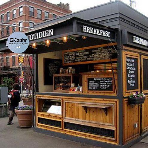 booth cafe, cafe kontainer, booth semi kontainer custom design #227