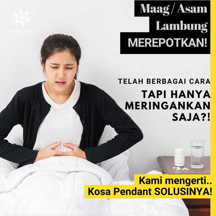 Kalung Kosa Pendant Terapi Maagh / Magh / Asam Lambung GERD kronis