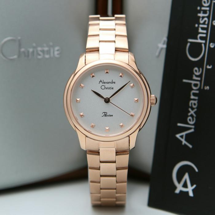 Alexandre Christie AC 2835 / AC 2835LH RoseGold White Original&Garansi