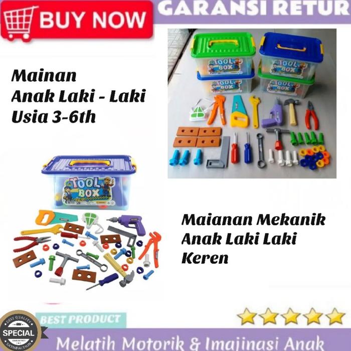 MAINAN ANAK PEKAKAS PEKAKASAN USIA DIATAS 3 TAHUN