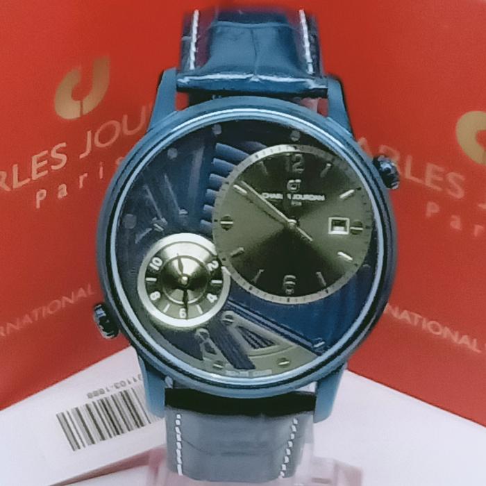jam tangan pria original merk CHARLES JOURDAN PARIS CJ 1103