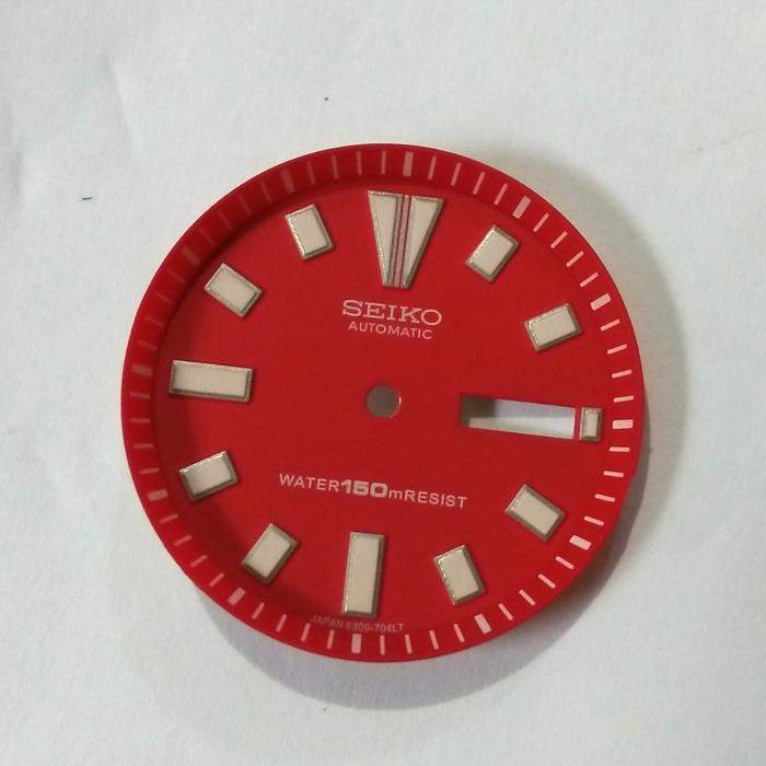 Dial seiko diver 6309 RED MOD skx turtle