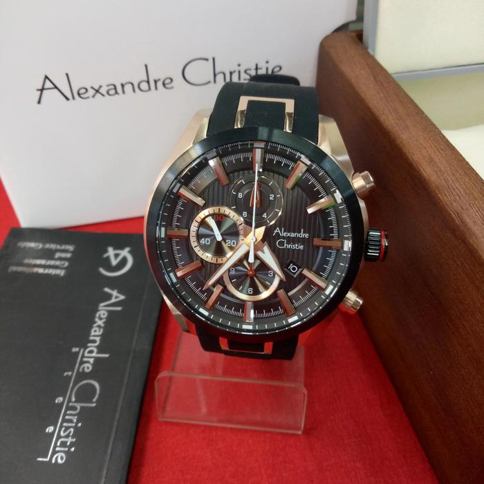 Jam Tangan Analog Pria Alexandre Christie Ac 6582 MC All Steel